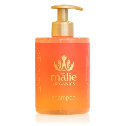 Mālie Organics Shampoo, Mango Nectar Scent, Daily Cleanse for All Hair Types, Kukui Nut Oil + Macadamia Nut Oil + Quinoa Protein, Vegan, 14 Fl Oz Avelisse