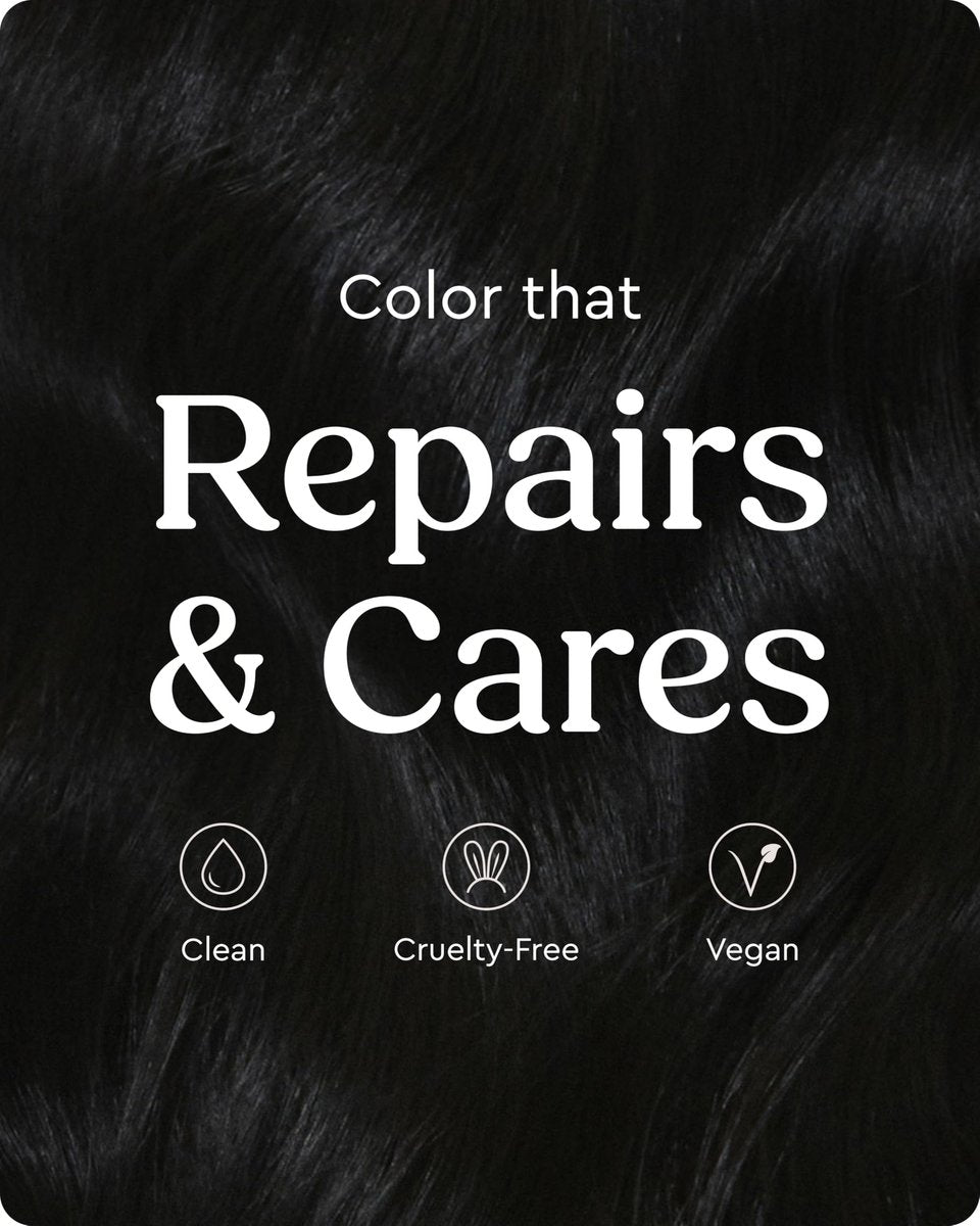 Glaze Supergloss Color Conditioning Gloss with Dispensing Pump – Hydrating Semi-Permanent Color Hair Gloss & Shine Boost – Vegan, Cruelty-Free – 6.4 fl oz – Lustrous Ebony (Blue Black) Avelisse