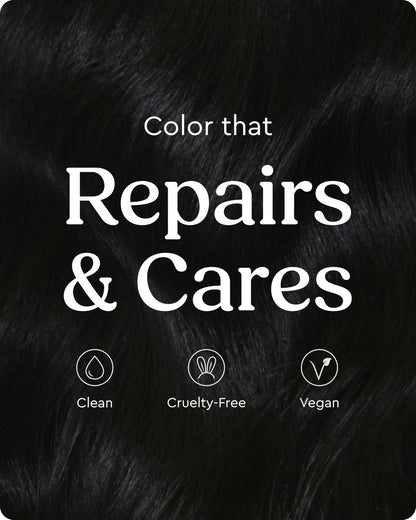 Glaze Supergloss Color Conditioning Gloss with Dispensing Pump – Hydrating Semi-Permanent Color Hair Gloss & Shine Boost – Vegan, Cruelty-Free – 6.4 fl oz – Lustrous Ebony (Blue Black) Avelisse