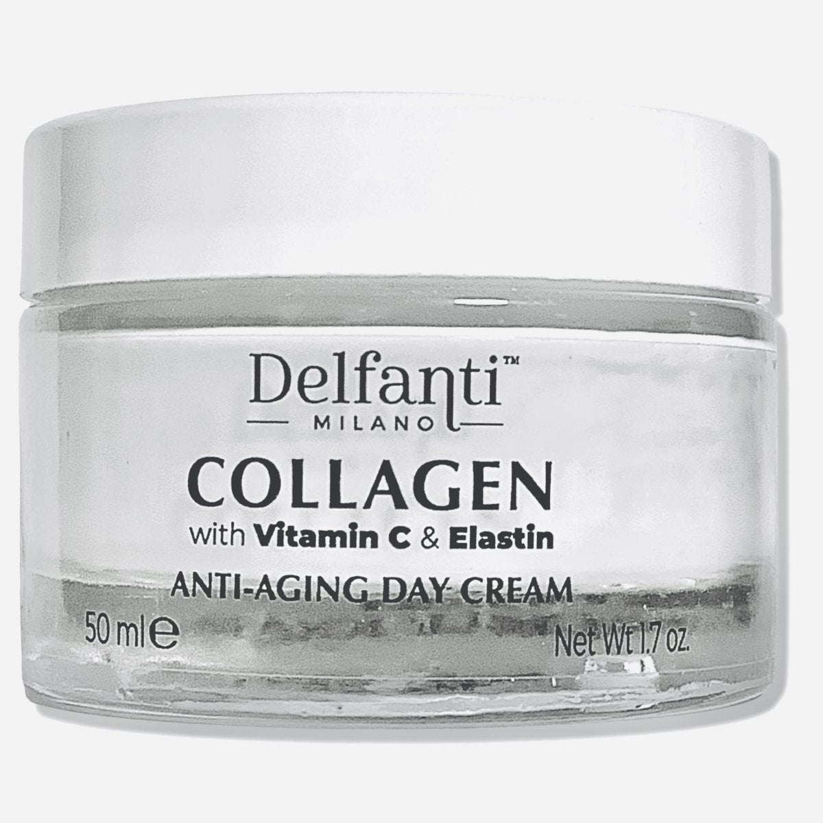 Delfanti-Milano COLLAGEN with VITAMIN C & ELASTIN Sculpting & Lifting Anti-Aging Day Cream - Face and Neck Moisturizer - Made in Italy (1.69 Fl Oz) Avelisse