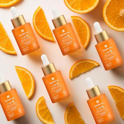 Sesderma C-VIT 5 Fusion Vitamin C Serum – Hydrating, Brightening, Antioxidant Serum for Radiant Skin, 1 fl oz Avelisse
