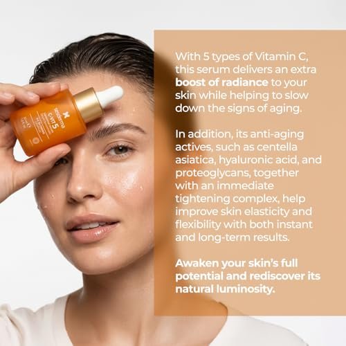 Sesderma C-VIT 5 Fusion Vitamin C Serum – Hydrating, Brightening, Antioxidant Serum for Radiant Skin, 1 fl oz Avelisse