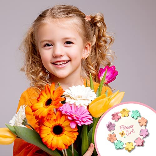 Will You Be My Flower Girl Proposal Hair Clips | Gift for Flower Girl | Thank You Present from Bride Avelisse