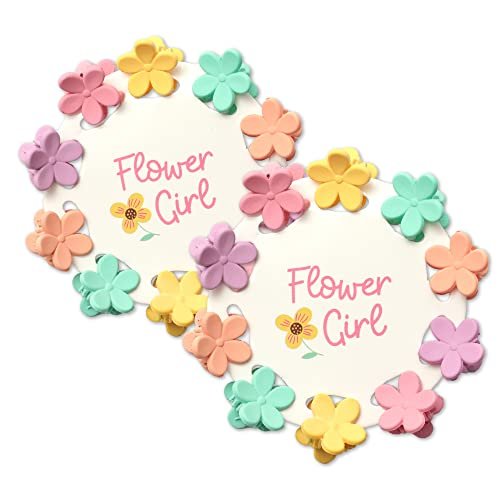 Will You Be My Flower Girl Proposal Hair Clips | Gift for Flower Girl | Thank You Present from Bride Avelisse