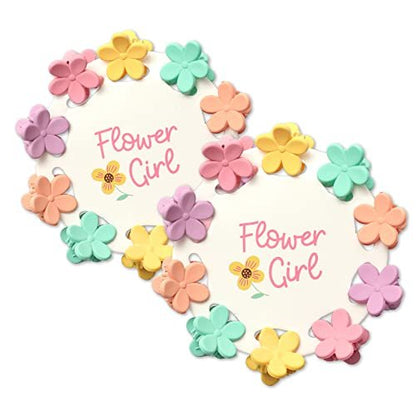 Will You Be My Flower Girl Proposal Hair Clips | Gift for Flower Girl | Thank You Present from Bride Avelisse
