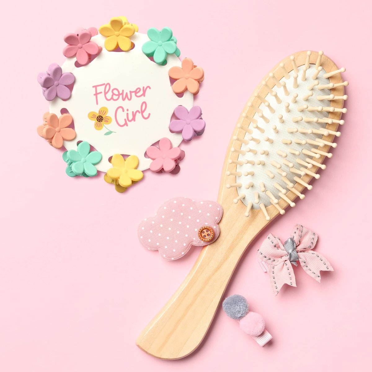 Will You Be My Flower Girl Proposal Hair Clips | Gift for Flower Girl | Thank You Present from Bride Avelisse