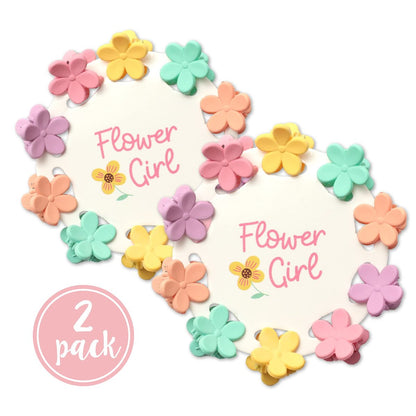 Will You Be My Flower Girl Proposal Hair Clips | Gift for Flower Girl | Thank You Present from Bride Avelisse