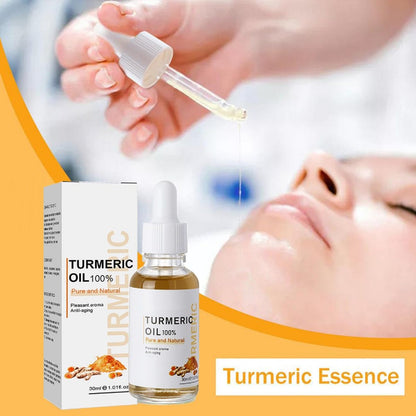 2 Pack Turmeric Dark Spot Corrector Serum Oil – Natural Brightening Face Serum for Dark Spots, Even Skin Tone, and Moisturizing Repair (30ml Each)