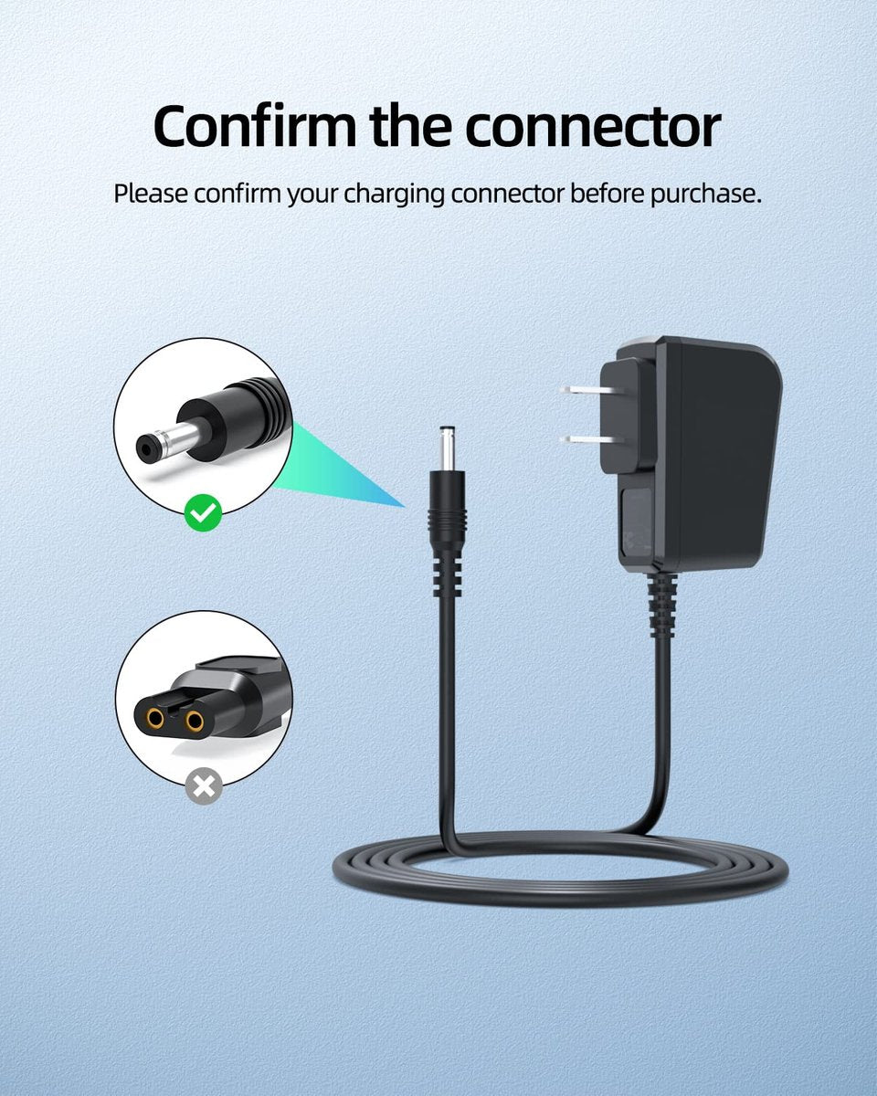 8V Power Cord Compatible with Philips Norelco HQ840 Multigroom Series 3000 MG3750 MG3750/60 MG3760 Charger Shaver Power Supply - görsel 3