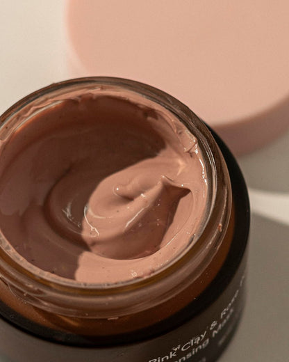 ONDO Beauty 36.5 Pink Clay & Rose Pore Cleansing Mask – Purifying & Illuminating Clay Mask, Clears Pores, Reduces Redness, Exfoliates | Korean Vegan Skincare | 1.69 fl.oz.