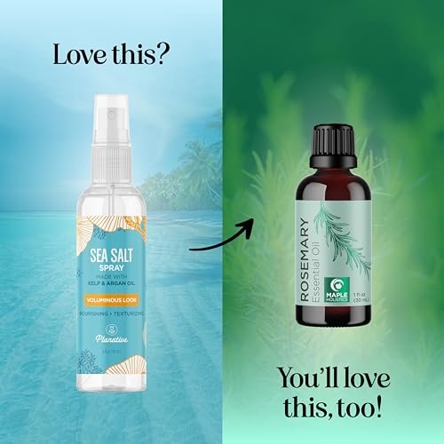 Sea Salt Spray for Hair Volume - Beach Waves Texturizing Spray for Women and Men, Extra Hold, Non-Sticky, 4 Fl Oz - görsel 8
