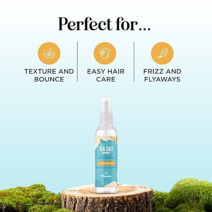 Sea Salt Spray for Hair Volume - Beach Waves Texturizing Spray for Women and Men, Extra Hold, Non-Sticky, 4 Fl Oz