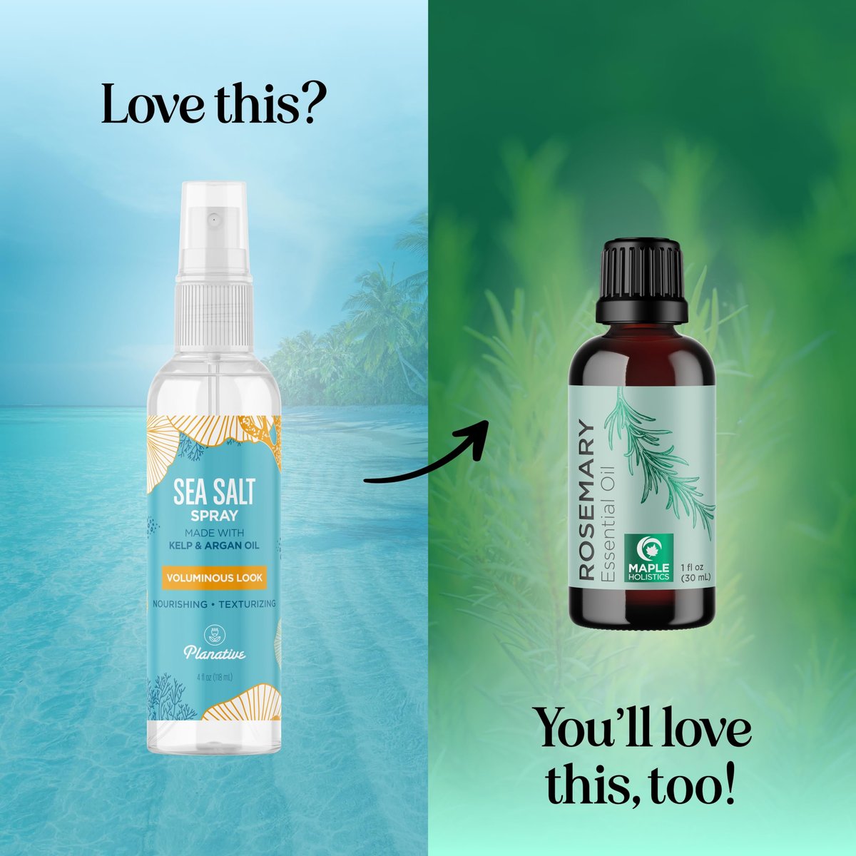 Sea Salt Spray for Hair Volume - Beach Waves Texturizing Spray for Women and Men, Extra Hold, Non-Sticky, 4 Fl Oz - görsel 7