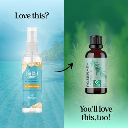 Sea Salt Spray for Hair Volume - Beach Waves Texturizing Spray for Women and Men, Extra Hold, Non-Sticky, 4 Fl Oz