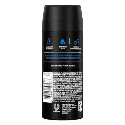 AXE Anarchy for Him Body Spray 4 oz (Pack of 2) – Long-Lasting Fragrance for Men Avelisse
