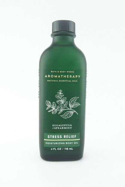 Bath & Body Works Aromatherapy Moisturizing Body Oil – Eucalyptus Spearmint, 4 fl oz Avelisse