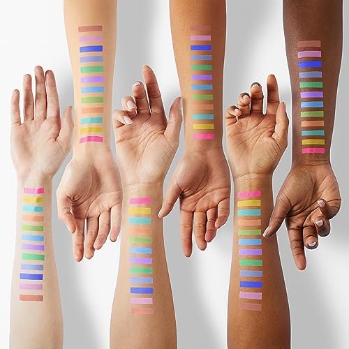 UCANBE Colorful Matte Eyeshadow Palette - 15 Pastel Shades Mint Candy, High Pigment & Blendable - görsel 7