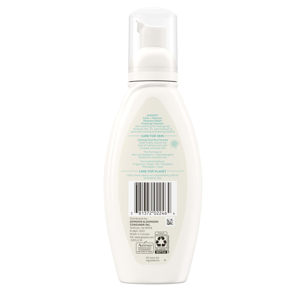 Aveeno Calm + Restore Redness Relief Foaming Cleanser – Gentle Daily Face Wash with Calming Feverfew, Hypoallergenic & Fragrance-Free, 6 fl. oz - görsel 16