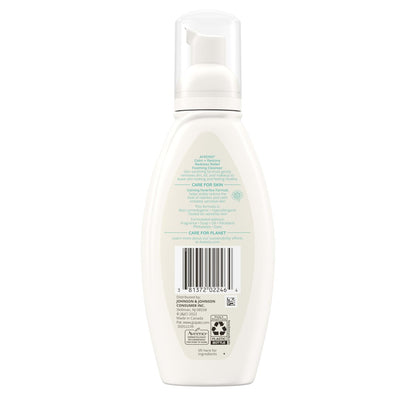 Aveeno Calm + Restore Redness Relief Foaming Cleanser – Gentle Daily Face Wash with Calming Feverfew, Hypoallergenic & Fragrance-Free, 6 fl. oz
