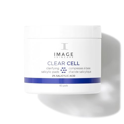 IMAGE Skincare CLEAR CELL Salicylic Clarifying Pads - Exfoliating Wipes for Oily & Prone Skin, 60 Count Avelisse