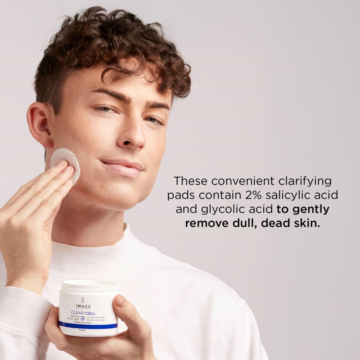 IMAGE Skincare CLEAR CELL Salicylic Clarifying Pads - Exfoliating Wipes for Oily & Prone Skin, 60 Count Avelisse