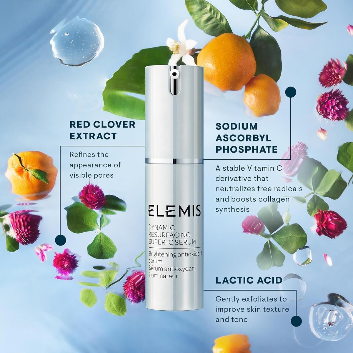 ELEMIS Dynamic Resurfacing Super-C Serum | Vitamin C Anti-Aging Serum for Brightening & Refining Skin Avelisse