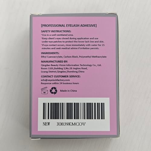 VEYES INC Extra Strong Eyelash Extension Glue – 1 Sec Drying, 8 Weeks Retention, Black Professional Lash Adhesive Avelisse
