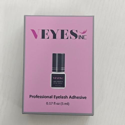 VEYES INC Extra Strong Eyelash Extension Glue – 1 Sec Drying, 8 Weeks Retention, Black Professional Lash Adhesive Avelisse