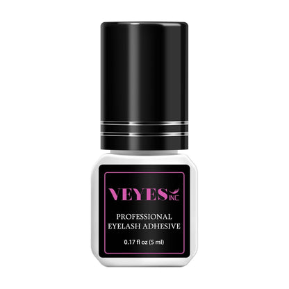 VEYES INC Extra Strong Eyelash Extension Glue – 1 Sec Drying, 8 Weeks Retention, Black Professional Lash Adhesive Avelisse