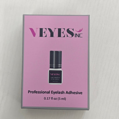 VEYES INC Extra Strong Eyelash Extension Glue – 1 Sec Drying, 8 Weeks Retention, Black Professional Lash Adhesive Avelisse