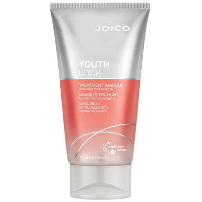 Joico YouthLock Treatment Masque with Collagen - Nourish, Soften, Strengthen & Protect Hair - Sulfate Free - 5.1 Fl Oz