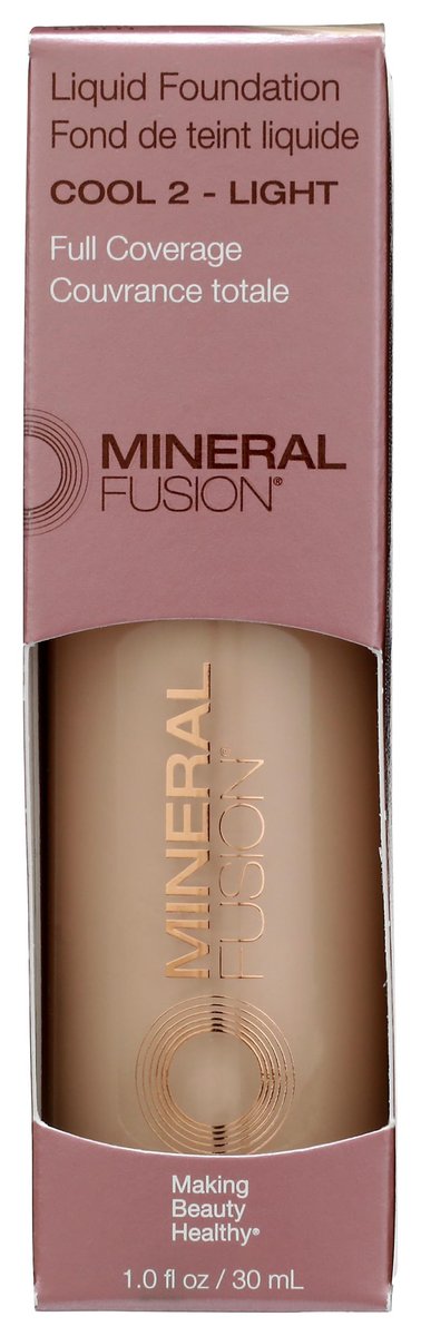 Mineral Fusion Cool 2 Liquid Foundation – Light, 1 fl oz - görsel 1