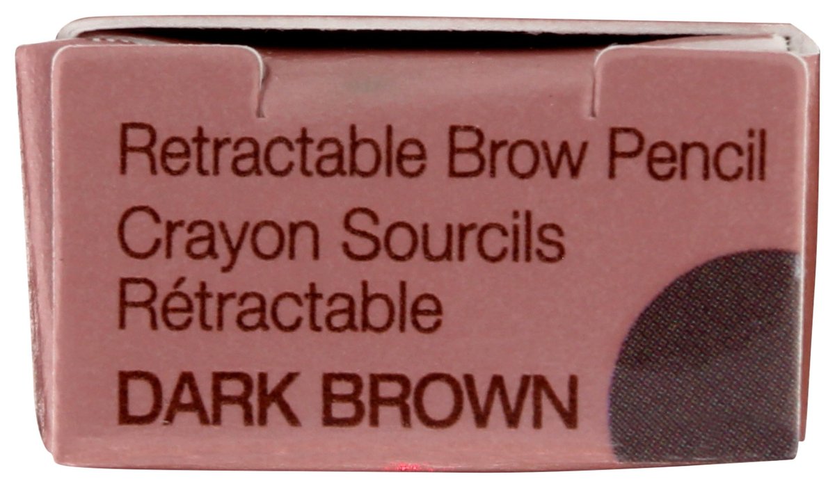 Mineral Fusion Dark Brown Retractable Brow Pencil – 0.003 oz Natural Eyebrow Color - görsel 6