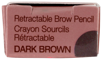 Mineral Fusion Dark Brown Retractable Brow Pencil – 0.003 oz Natural Eyebrow Color
