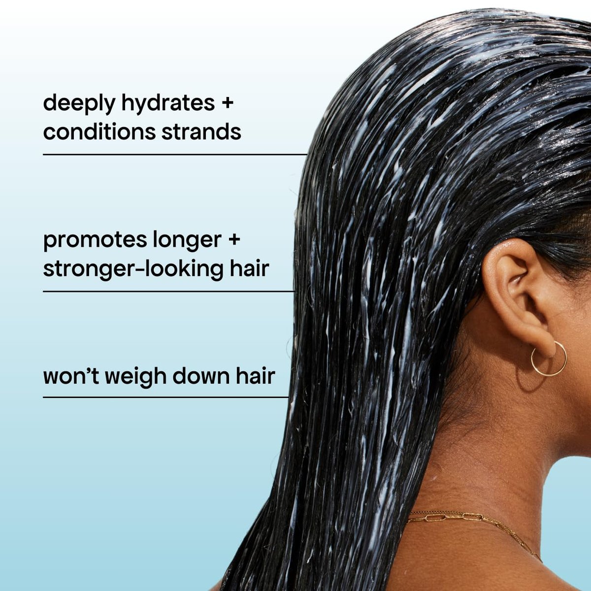 BONDIBOOST Miracle Hair Mask for Damaged Hair – Deep Conditioning Treatment with Argan Oil & Biotinoyl Tripeptide-1, Clinically Proven to Improve Split Ends, Sulfate Free, 8.45 fl oz - görsel 4