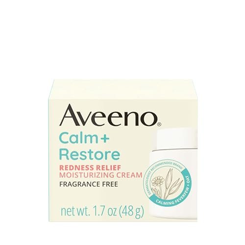 Aveeno Calm + Restore Facial Moisturizer for Redness Relief, Non-Comedogenic, Ceramide & Vitamin B5, Hypoallergenic, Fragrance-Free, 1.7 oz - görsel 2