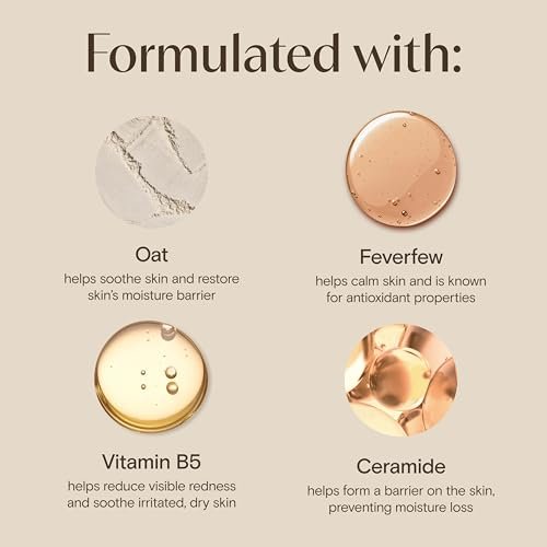 Aveeno Calm + Restore Facial Moisturizer for Redness Relief, Non-Comedogenic, Ceramide & Vitamin B5, Hypoallergenic, Fragrance-Free, 1.7 oz - görsel 14