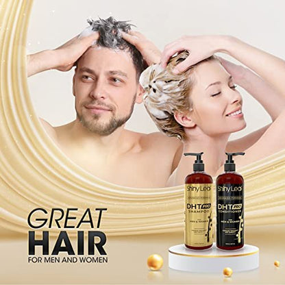DHT Pro Shampoo and Conditioner Set - Advanced Hair Loss Solution with Procapil and Capixyl for Men and Women, Made in USA Avelisse