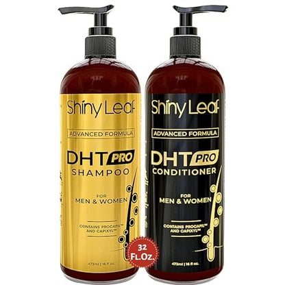 DHT Pro Shampoo and Conditioner Set - Advanced Hair Loss Solution with Procapil and Capixyl for Men and Women, Made in USA Avelisse