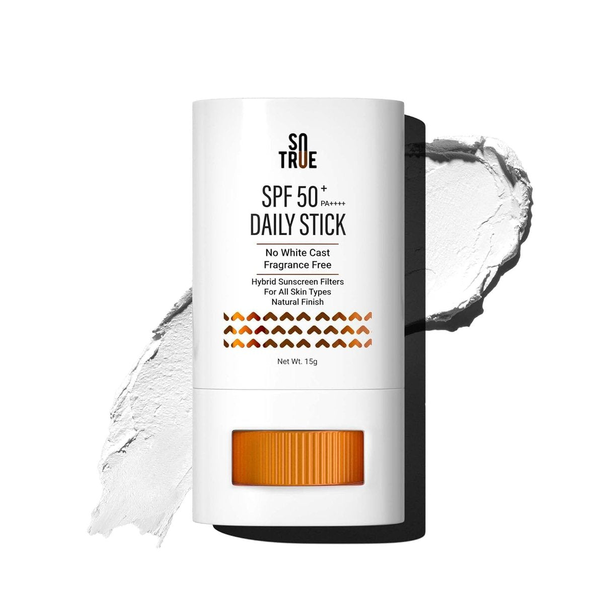 Sotrue SPF 50+ Daily Sunscreen Stick - Lightweight, Water Resistant, No White Cast, Broad Spectrum PA++++, Non Sticky Dewy Finish, Mess Free Sun Protection for Face & Body (15g) - görsel 1