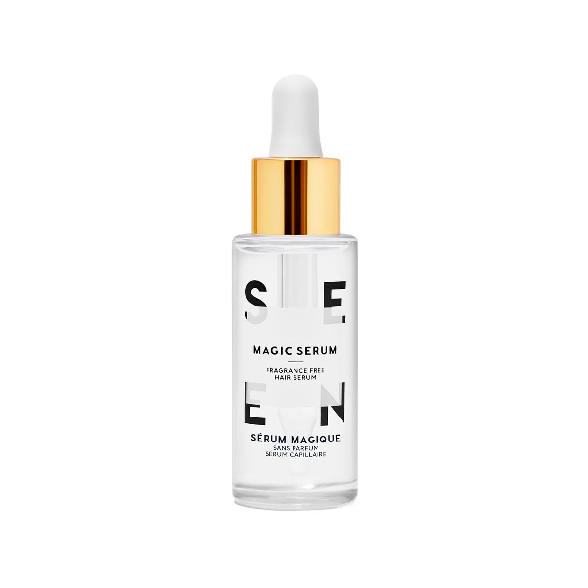 SEEN Magic Serum, Fragrance Free - Non-Comedogenic Hair Serum - Anti Frizz - Dermatologist-Developed - Safe for Sensitive, Eczema & Acne Prone Skin, 1 Fl Oz Avelisse