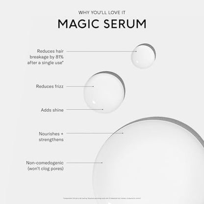 SEEN Magic Serum, Fragrance Free - Non-Comedogenic Hair Serum - Anti Frizz - Dermatologist-Developed - Safe for Sensitive, Eczema & Acne Prone Skin, 1 Fl Oz Avelisse