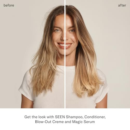 SEEN Magic Serum, Fragrance Free - Non-Comedogenic Hair Serum - Anti Frizz - Dermatologist-Developed - Safe for Sensitive, Eczema & Acne Prone Skin, 1 Fl Oz Avelisse