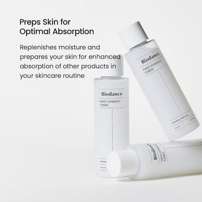 Biodance First Synergy Toner – Moisturizing & Skin Balancing Facial Toner with Hyaluronic Acid, 5.07 fl.oz (150ml) Avelisse