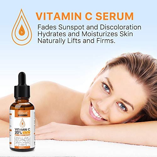 ELBBUB Day-Night Anti Aging Vitamin C Serum & Retinol Serum for Face with Retinol & Amino Acids – Boost Skin Collagen, Hydrate & Plump Skin Facial Serum - görsel 6
