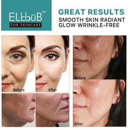 ELBBUB Day-Night Anti Aging Vitamin C Serum & Retinol Serum for Face with Retinol & Amino Acids – Boost Skin Collagen, Hydrate & Plump Skin Facial Serum