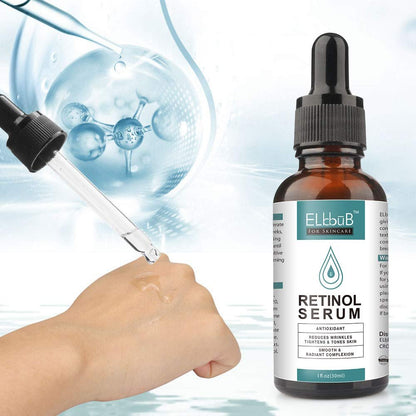 ELBBUB Day-Night Anti Aging Vitamin C Serum & Retinol Serum for Face with Retinol & Amino Acids – Boost Skin Collagen, Hydrate & Plump Skin Facial Serum