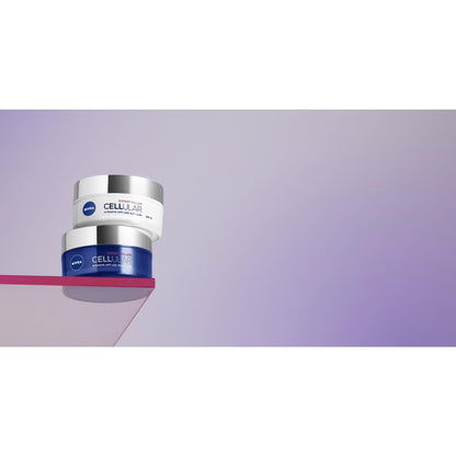 NIVEA Cellular Expert Filler Anti-Age Day & Night Face Cream Set – 2 × 50 ml – Deep Hydration, Firming & Wrinkle-Filling Moisturiser for Mature & All Skin Types