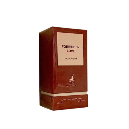 Maison Alhambra Forbidden Love – Gourmand, Fruity, Amber, Sweet – Eau de Parfum Spray Long-Lasting Fragrance for Unisex, 2.7 oz / 80 ml