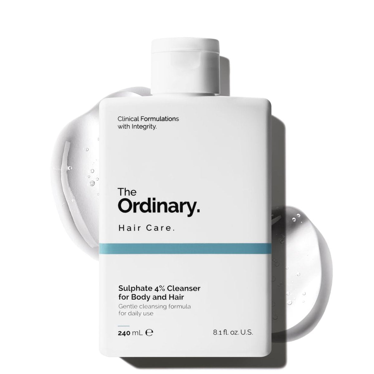 The Ordinary Sulphate 4% Cleanser for Body and Hair – Gentle Fragrance-Free Shampoo and Body Wash, 8.1 fl oz - görsel 1